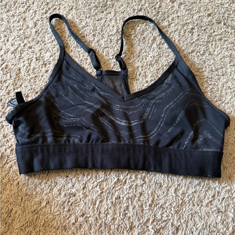 PINK Victoria's Secret Black Sports Bra